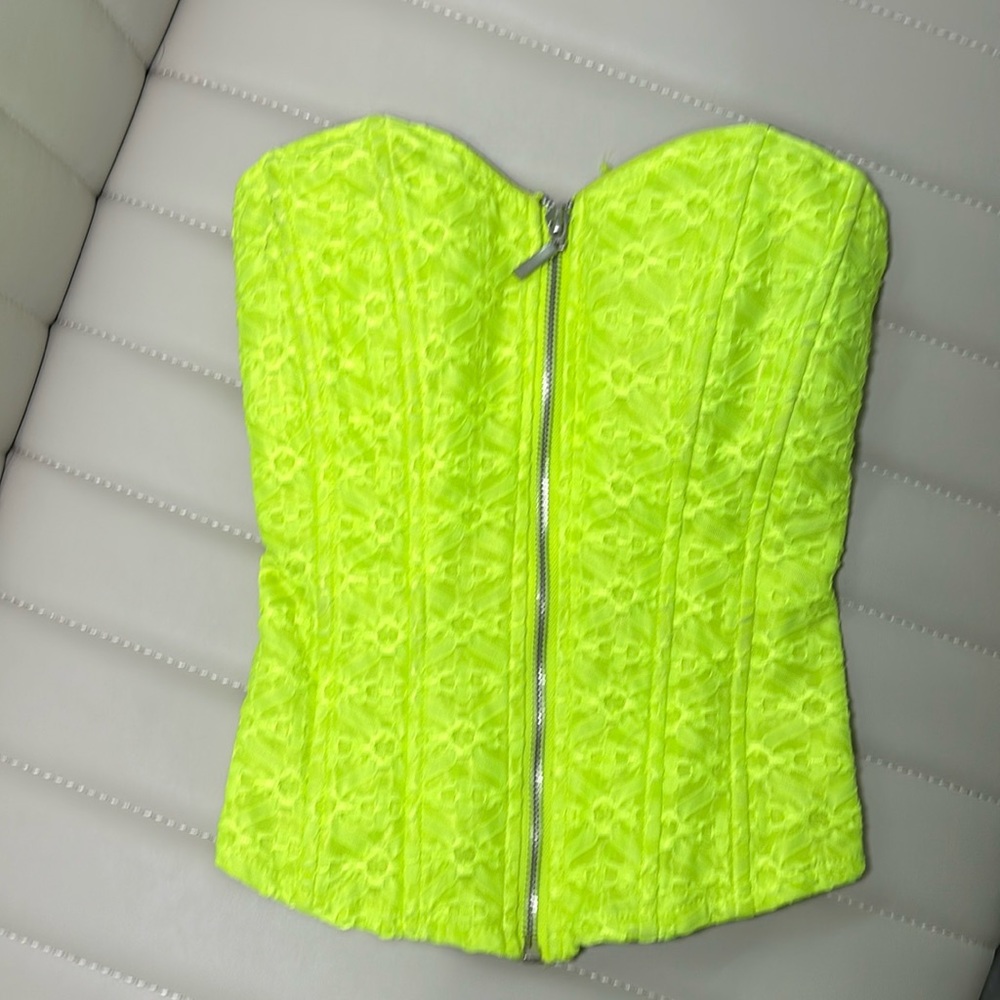 Neon corset moving sale